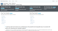 Desktop Screenshot of mathsciencestudy.com